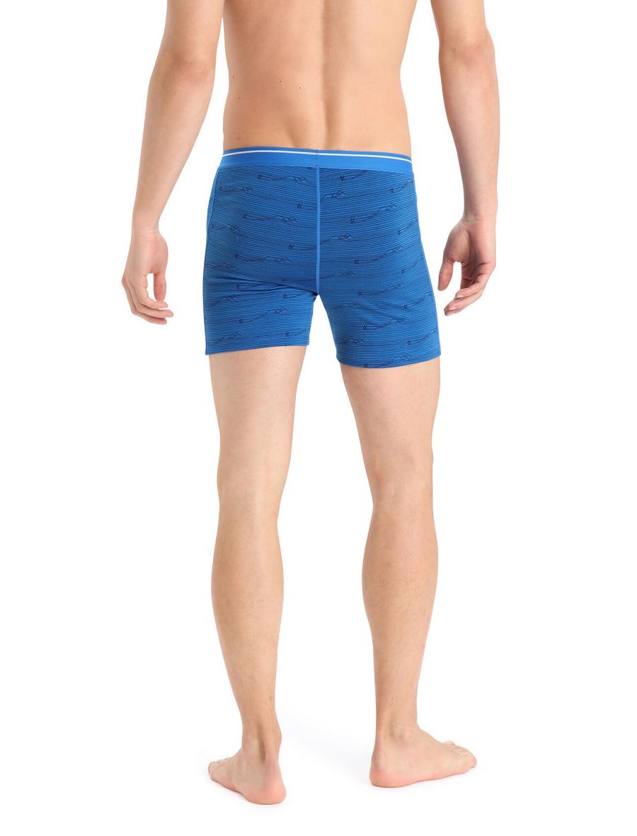 Icebreaker Merino Anatomica Boxers Férfi Fehérnemű Sötétkék | HU 1310YXFU